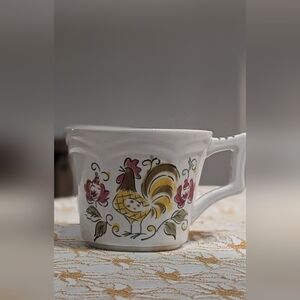 VINTAGE JONAS ROBERTS TERRA STONE ROOSTER  CUP JAPAN